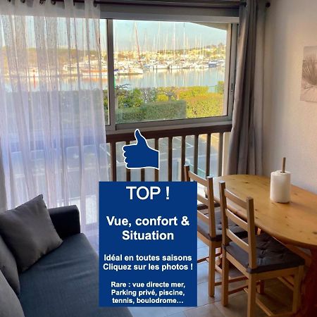 Studio Face A La Mer 4 Couchages - Gratuits Piscine Tennis Et Un Parking Prive Rare Et Tres Utile - Vue Magnifique Sur La Mer - Agreable En Toutes Saisons Ile Des Pecheurs - La Brigantine - Emplacement Et Vue Rares Au Cap D'Agde Buitenkant foto