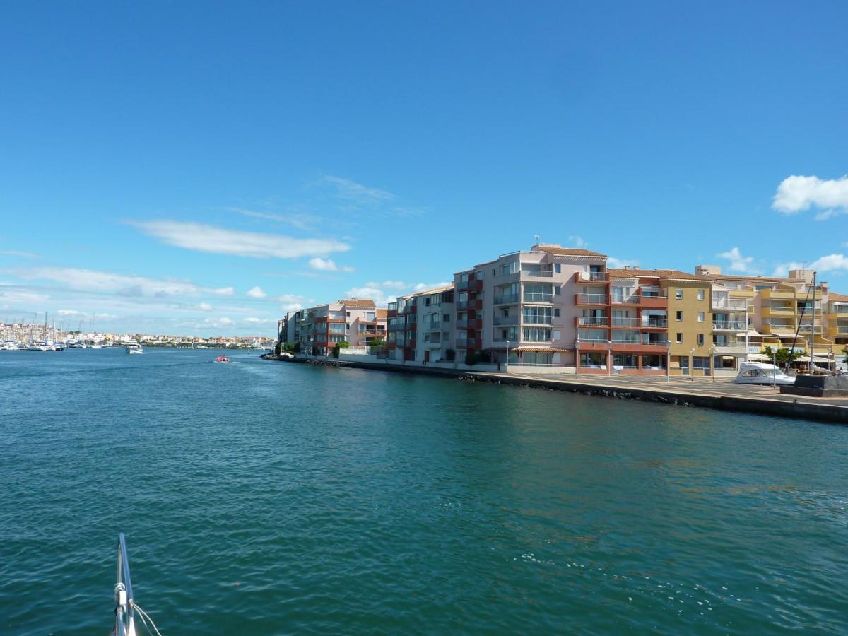 Studio Face A La Mer 4 Couchages - Gratuits Piscine Tennis Et Un Parking Prive Rare Et Tres Utile - Vue Magnifique Sur La Mer - Agreable En Toutes Saisons Ile Des Pecheurs - La Brigantine - Emplacement Et Vue Rares Au Cap D'Agde Buitenkant foto