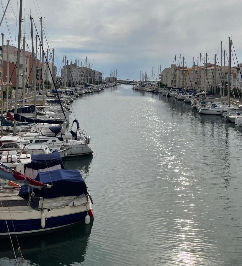 Studio Face A La Mer 4 Couchages - Gratuits Piscine Tennis Et Un Parking Prive Rare Et Tres Utile - Vue Magnifique Sur La Mer - Agreable En Toutes Saisons Ile Des Pecheurs - La Brigantine - Emplacement Et Vue Rares Au Cap D'Agde Buitenkant foto